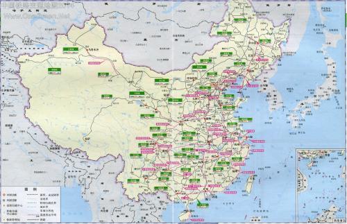 中国铁路交通地图全图(高清)图标