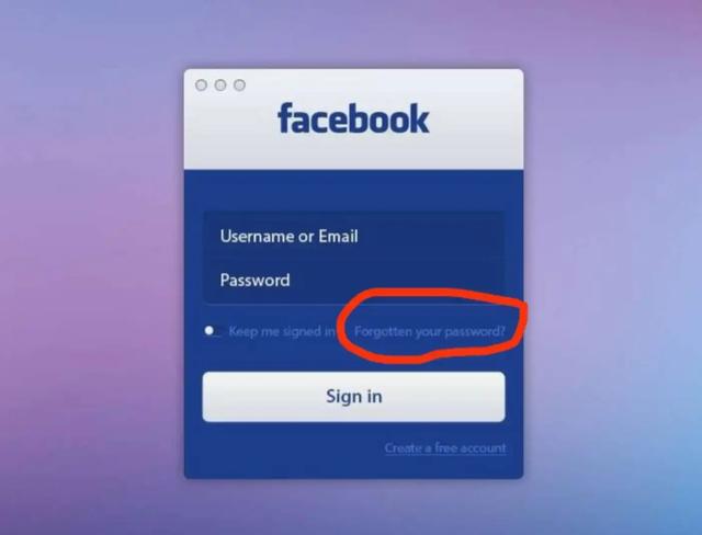 facebook登录入口缩略图