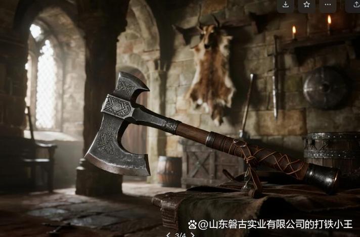 中世纪双刃斧缩略图