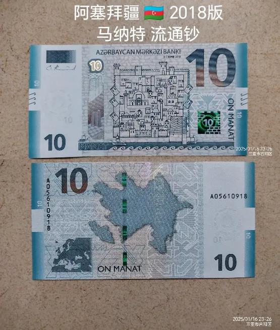 阿塞拜疆的货币缩略图
