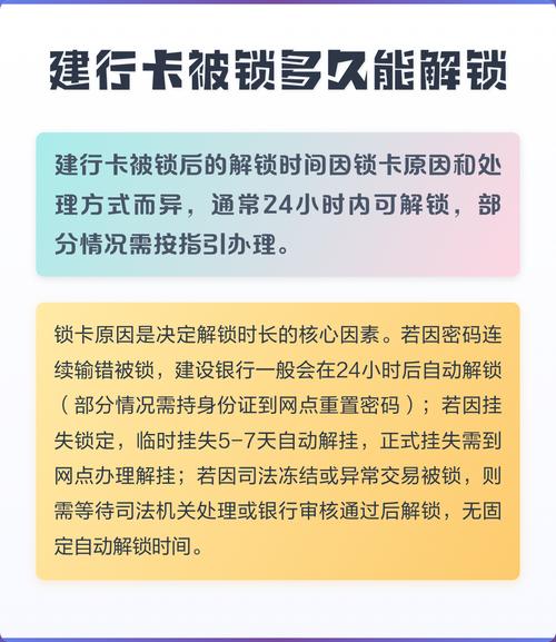 建行锁定什么时候解锁缩略图
