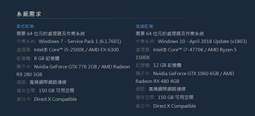 steam对电脑配置要求缩略图