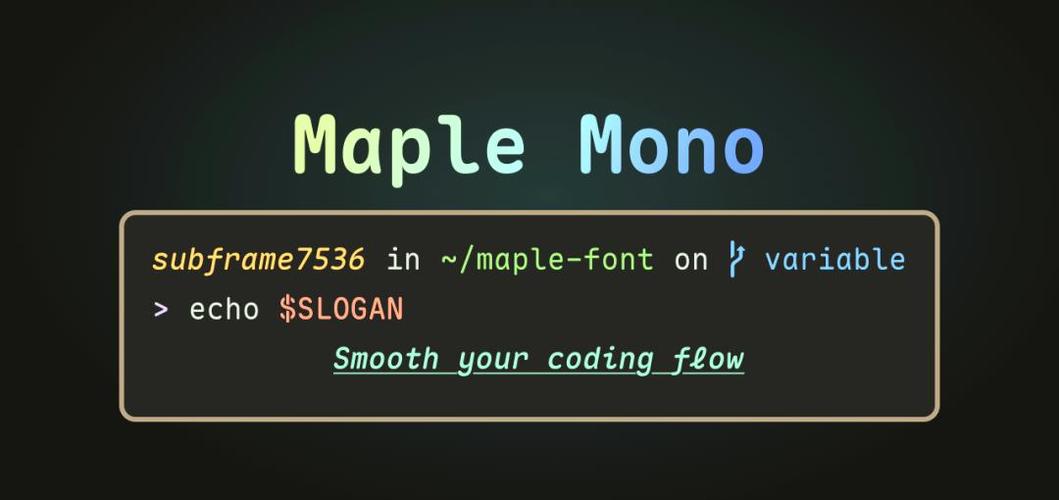 MONO字体官网缩略图