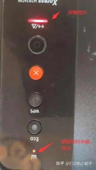 打印机亮红灯一闪一闪