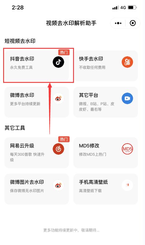 一键除去抖音水印软件游戏截图