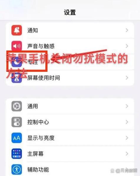 iphone怎么关闭勿扰模式缩略图