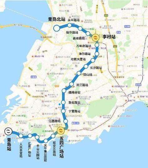 青岛3号线地铁站点缩略图