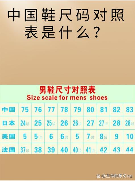 欧洲鞋码与中国鞋码换算