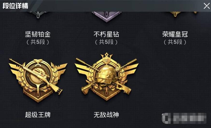 和平精英巅峰赛最高段位游戏截图