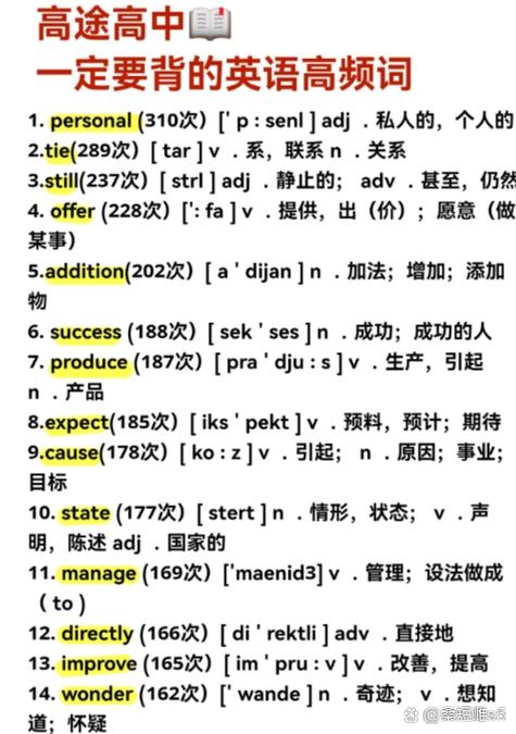 高中英语3500必背单词缩略图