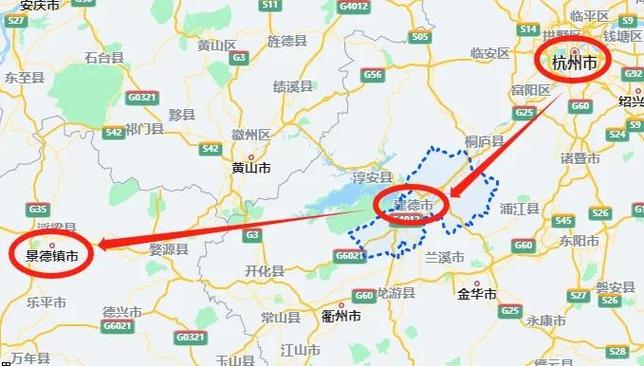 杭州周边城市地图缩略图