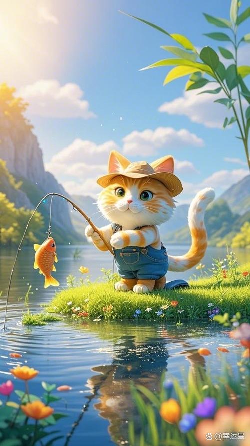 猫猫爱钓鱼缩略图