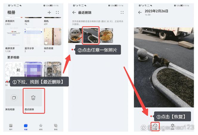 苹果手机相册照片突然没了缩略图
