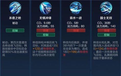 韩信连招顺序口诀缩略图