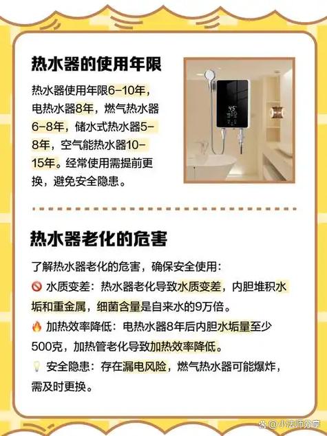 家用热水器寿命是多少年缩略图