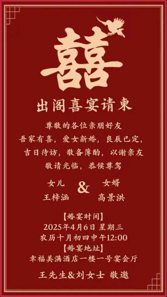 婚礼邀请函父母版缩略图