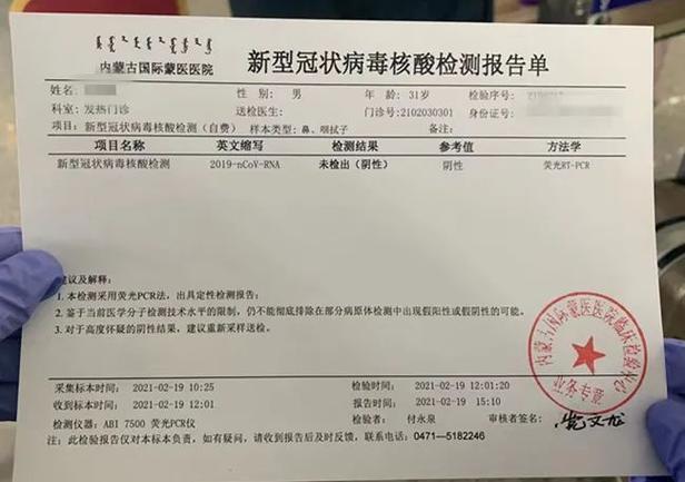 查询核酸检测报告单游戏截图