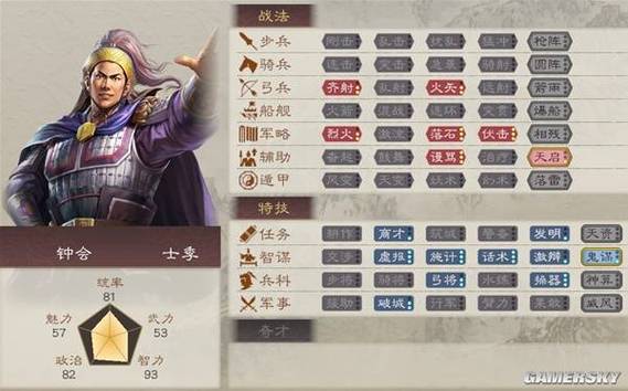 三国志8特殊兵种获得图标
