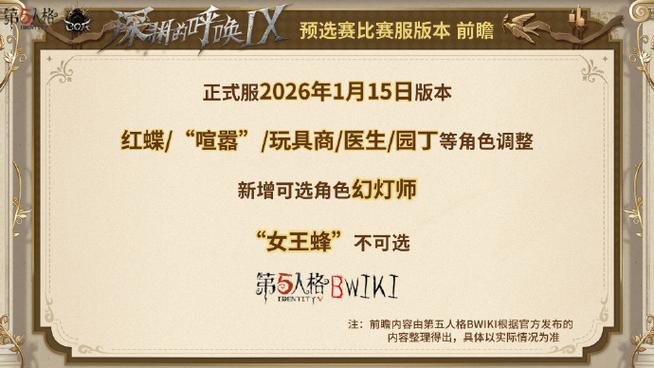 第五人格深渊匹配时间缩略图