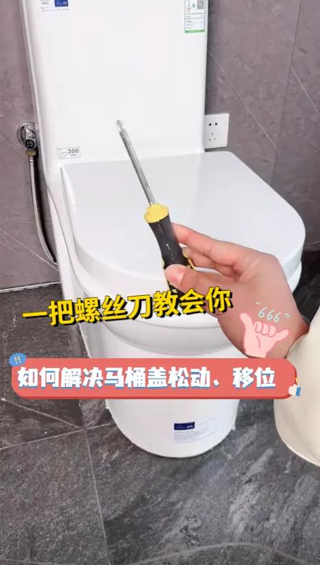马桶盖松动了怎样拧紧缩略图