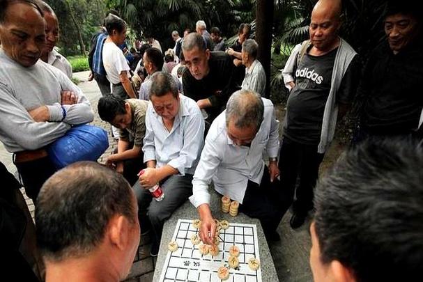 公园棋摊儿老板水平缩略图
