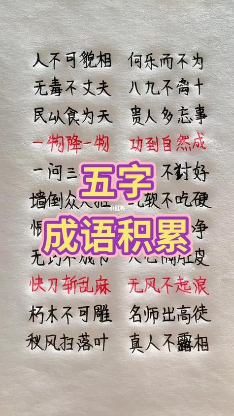 五开头成语大全集500个游戏截图