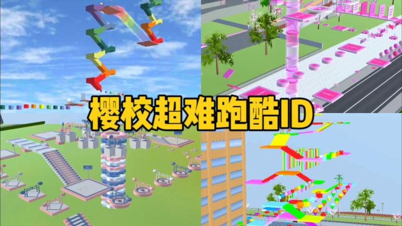 樱花校园模拟器最长跑酷ID游戏截图