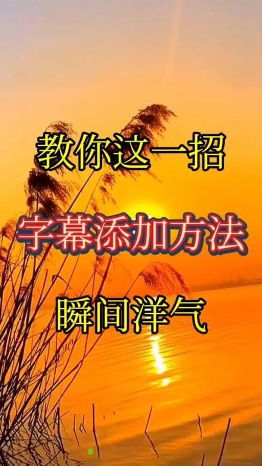 如何制作小视频加字幕缩略图