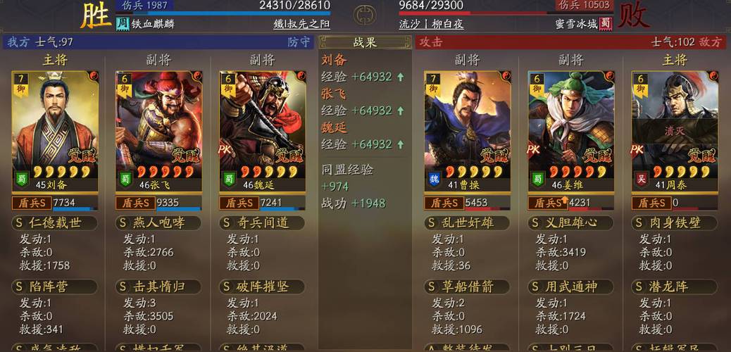 蜀盾最强阵容搭配刘备赵云张飞缩略图