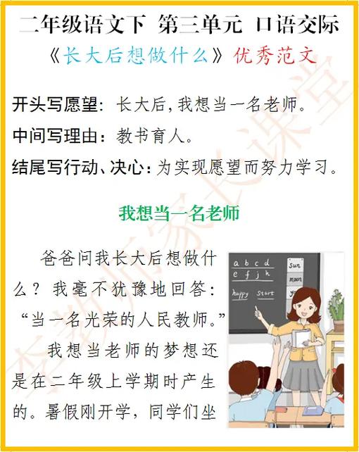 长大后想当老师的理由缩略图