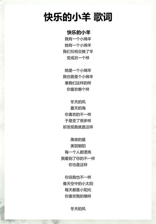 《快乐小羊》歌词图标