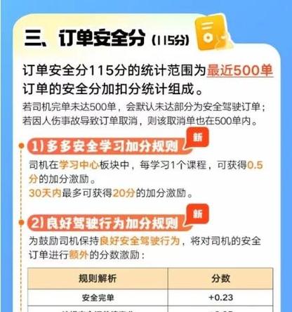 滴滴预约分70扣分规则缩略图