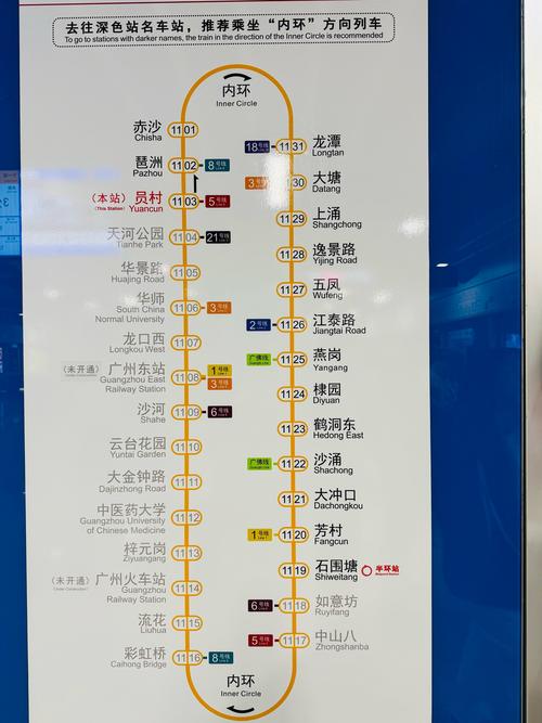 11号线地铁站点线路缩略图