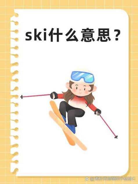 ski用英语怎么说读图标