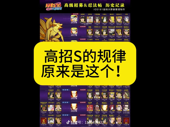 火影忍者高级招募规律缩略图