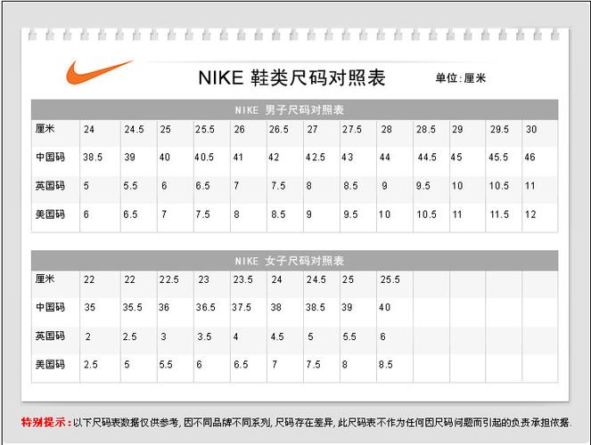 男鞋的尺寸对照表缩略图