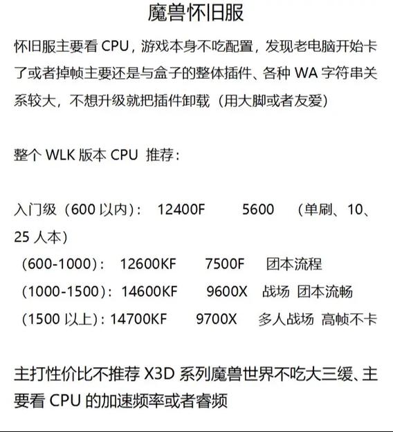 魔兽世界电脑最低配置要求缩略图