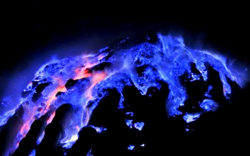 蓝色岩浆火山游戏截图