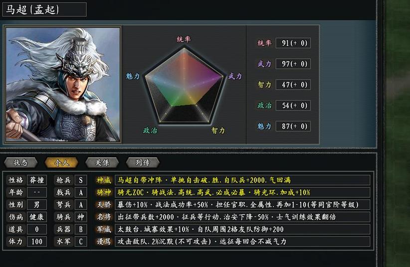 三国志11武力缩略图