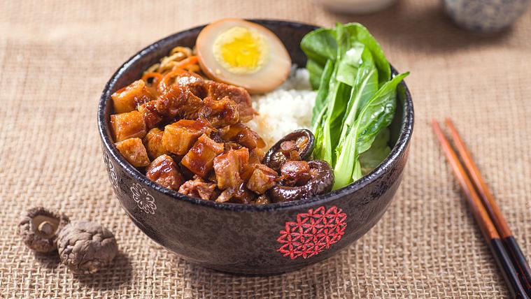 卤肉饭的配料表图标