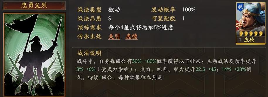 三国志战略版庞德开荒搭配缩略图