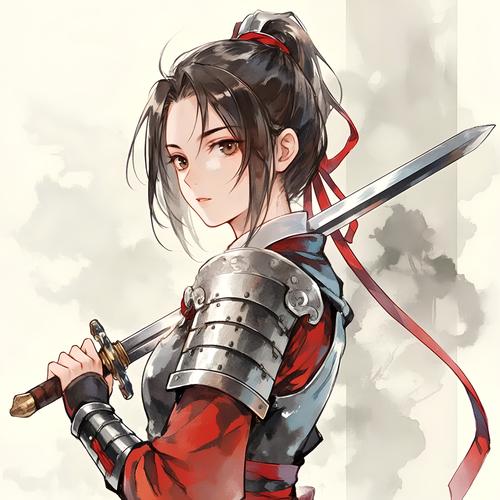 花木兰头像高清缩略图