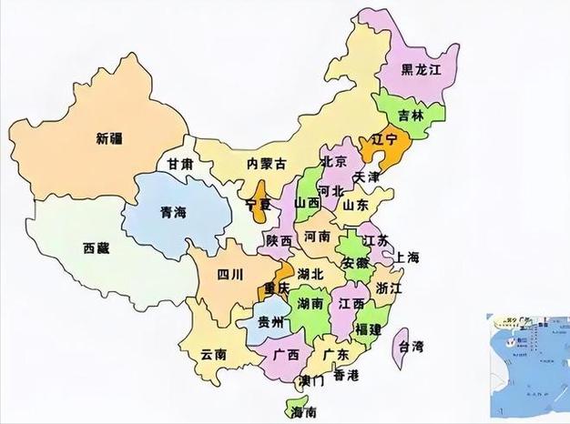 中国省份地图高清版可放大缩略图