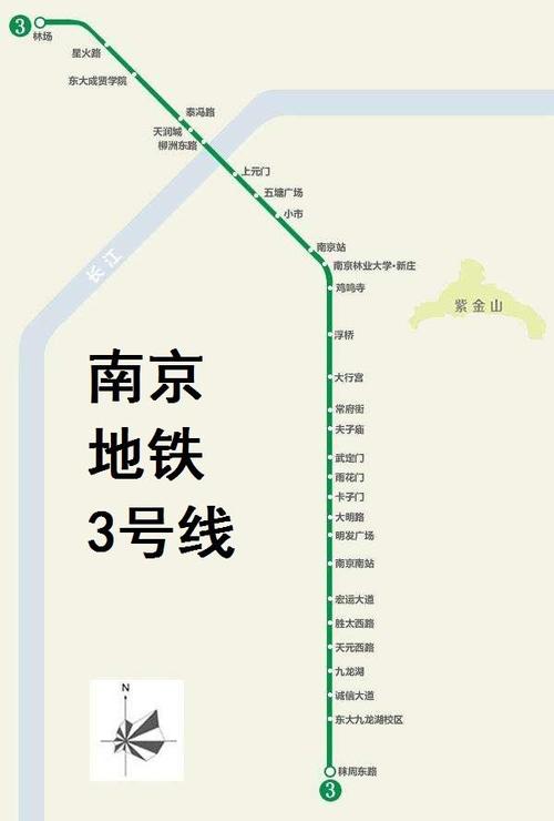 南京地铁3号线线路图游戏截图