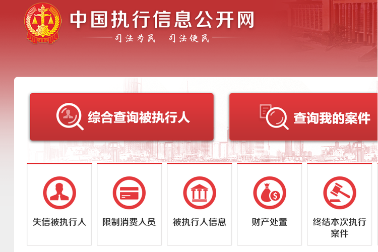 中国执行查询官网入口缩略图