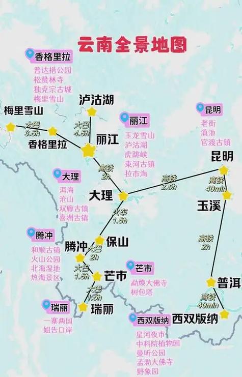 云南高速公路地图全图缩略图