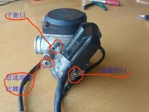 摩托车油箱油管接处图缩略图