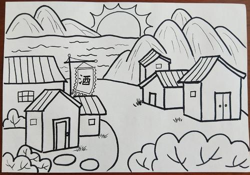 《江南春》简笔画游戏截图