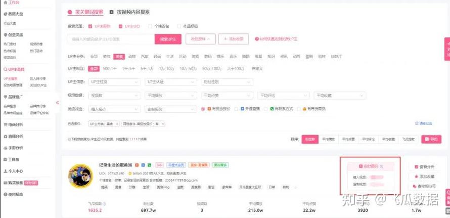 up主广告收费标准缩略图