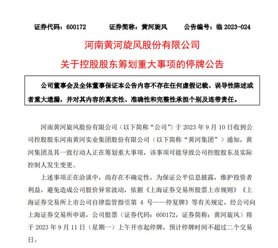 黄河旋风停牌公告游戏截图